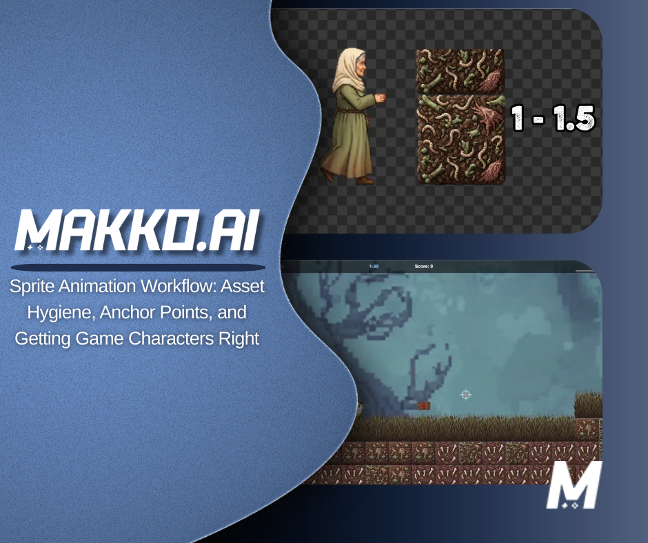 Sprite Animation Workflow: Asset Hygiene, Anchor Points, and Getting Game Characters Right