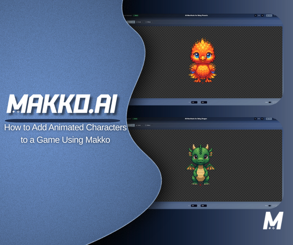 How to Add Animated Characters to a Game Using Makko