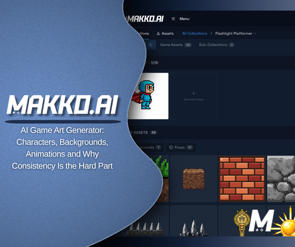 AI Game Art Generator: Characters, Backgrounds, Animations and Why Consistency Is the Hard Part